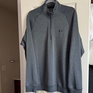 Under Armour Charcoal Gray 1/4 Zip Athletic Pullover